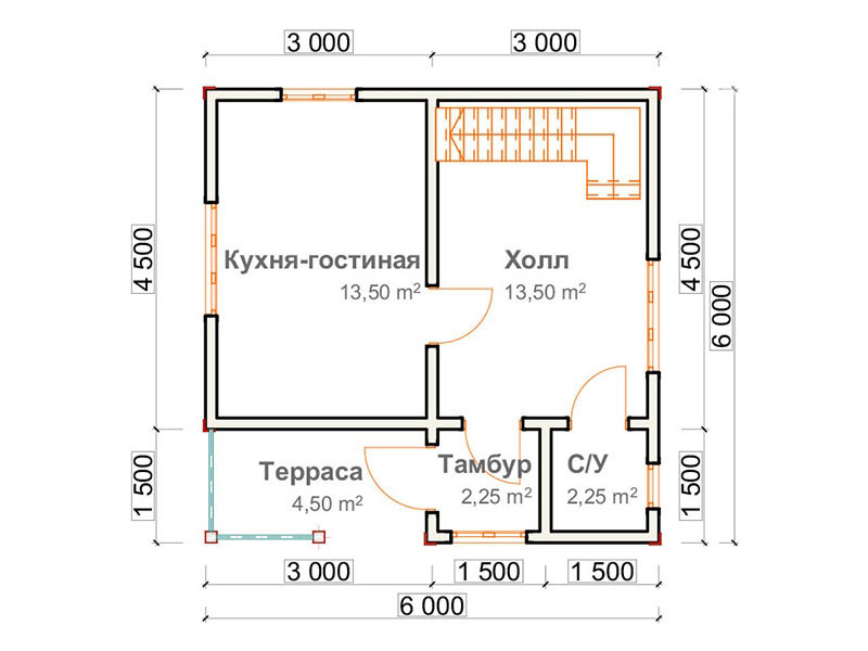 Проект дома дк 80